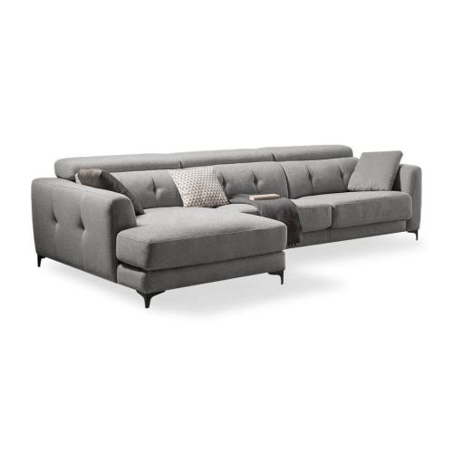 Sofá Chaise Longue Izquierda con Asientos Deslizantes CLAUDIA