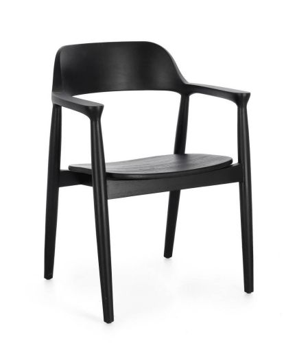 Silla de Comedor en Madera de Teca Natural con Barniz Nitrocelulosa IDRIS