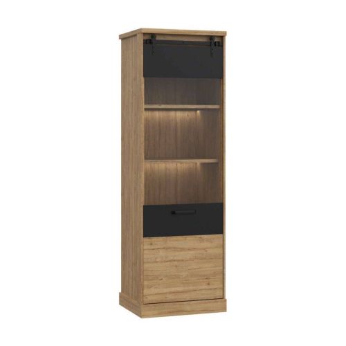 Vitrina de Salón con Luces LED en Melamina KZMV711RB-M328