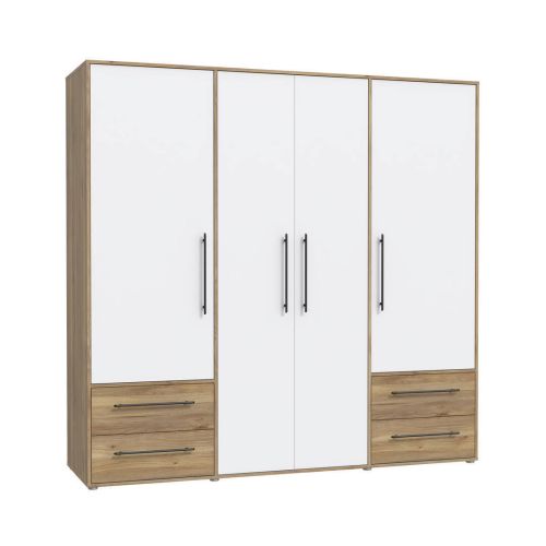 Armario de 4 Puertas 4 Cajones Blanco Mate-Artisan MKSS846-M680 W19