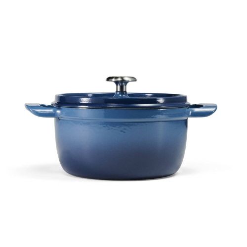 Cocotte de Hierro Fundido Esmaltado Azul 26 cm 5,6L 31700156