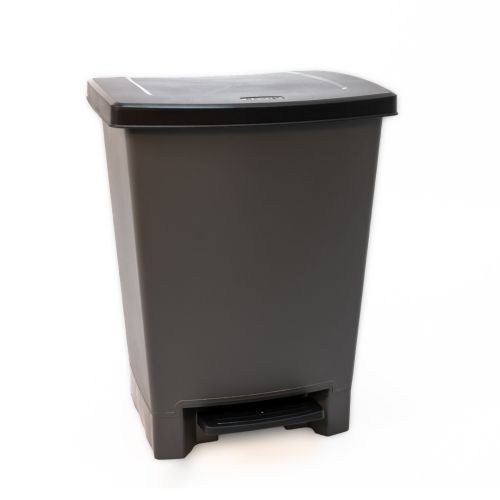 Cubo de Plástico BIN 25 L Color Gris 260665