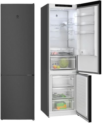 Frigorífico Combi Black Inox Antihuellas Clase D BALAY 3KFD753GI