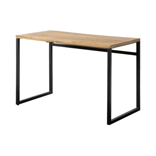 Escritorio Natural de Madera de Mango y Estructura Metálica 615299