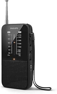 Radio Portátil Philips Analógica FM/MW con Toma de Auriculares TAR1509/00