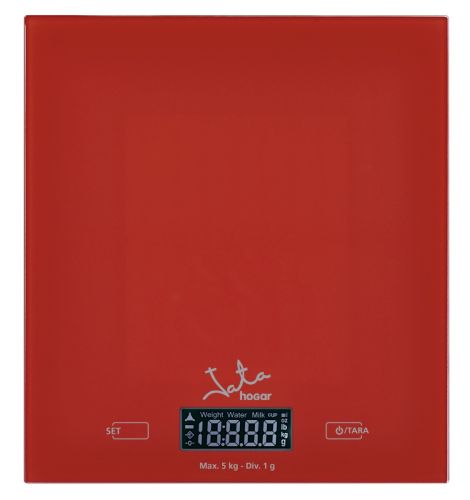 Balanza Electrónica JATA cristal roja alta precisión 5kg 729R