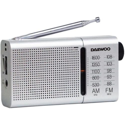 Radio Portátil DAEWOOPlateada DW1037