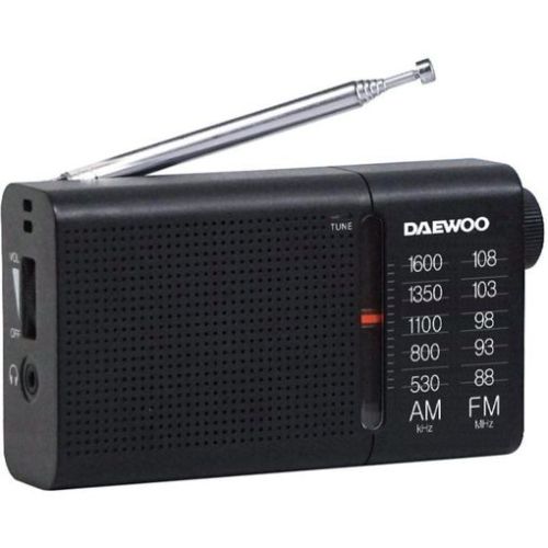 Radio Portátil Daewoo DW1119 Negra DW1119