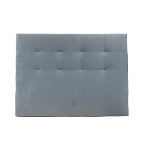 Cabecero 150 cm Tapizado en Piel Sintética OLSON II Gris MBLCAB0000023