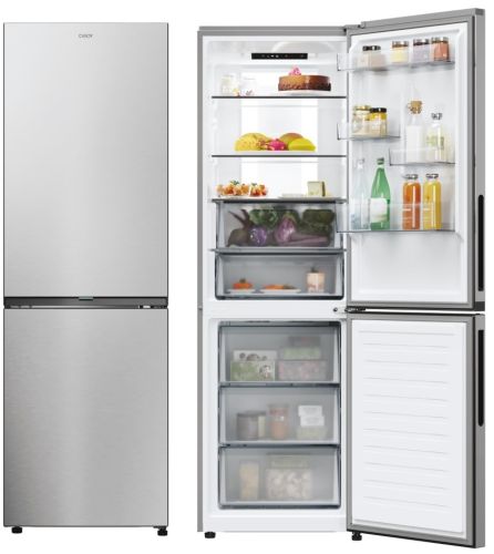 Frigorífico Candy Combi No Frost WiFi 355L Inox ECN4CQTEX186