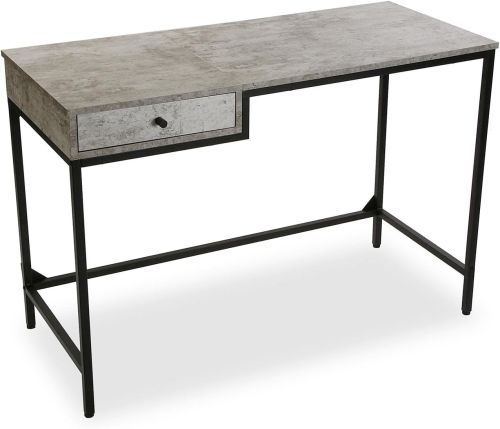 Escritorio con Cajón Gris en MDF y Metal JACK 21300025