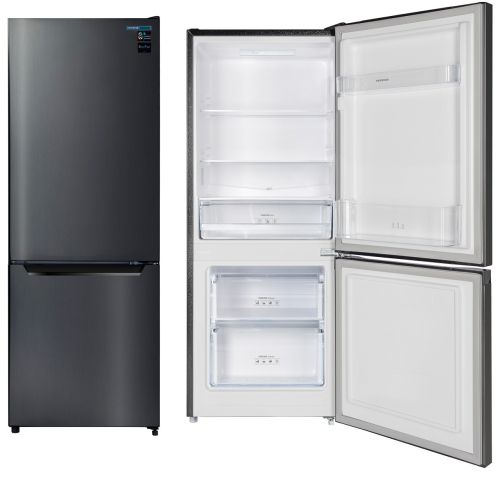 Frigorífico Combi Acabado Dark Inox Clasificación Energética E 205 L INFINITON FGC210C14DEK