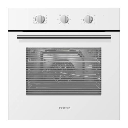Horno multifunción INFINITON 65L Cristal Blanco A 818LB