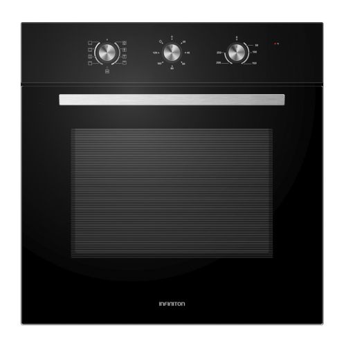 Horno multifunción INFINITON 65L Cristal Negro A 658BK 8445639004494