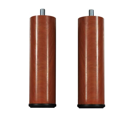 Juego de 2 Patas de color Cerezo para Base Tapizada 25,3 cm PIKOLIN JP18000