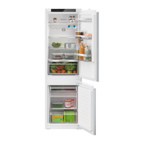 Frigorífico Combi Integrable 177 cm Cíclico Clase E Sistema de Puerta Deslizante Acero Antihuellas BOSCH KIV86VSE0