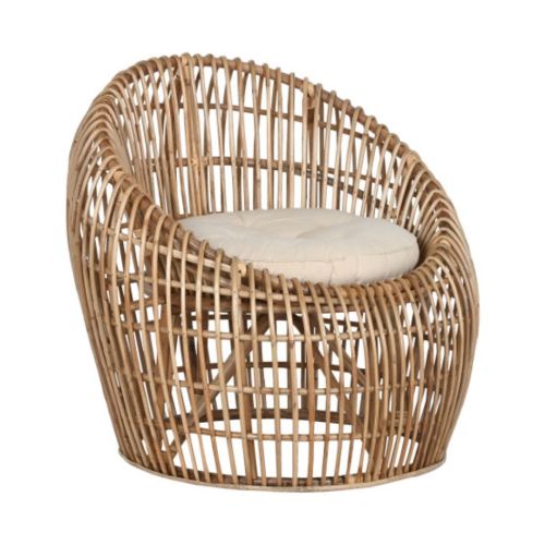 Sillón de Bambú-Ratán Natural MB-212473