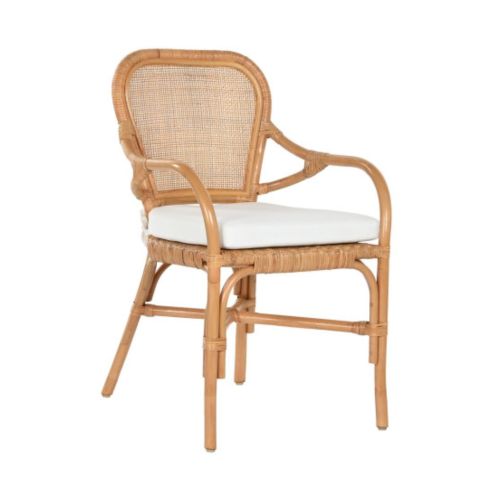 Sillón de Bambú-Ratán Natural 55 cm MB-215353