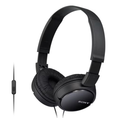 Auriculares Sony Plegables Negros Microfono MDRZX110APB