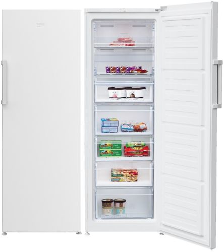 Congelador Vertical Beko No Frost Clase E 171x60cm Blanco RFNE290L41W